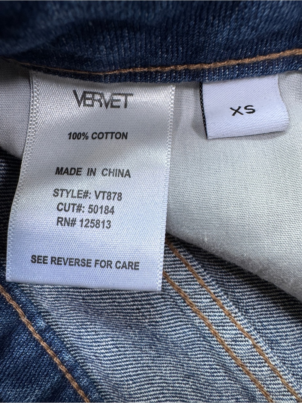 Vervet Distressed Denim Cutoff Shorts XS - Picture 9 of 11